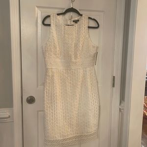 White cocktail dress